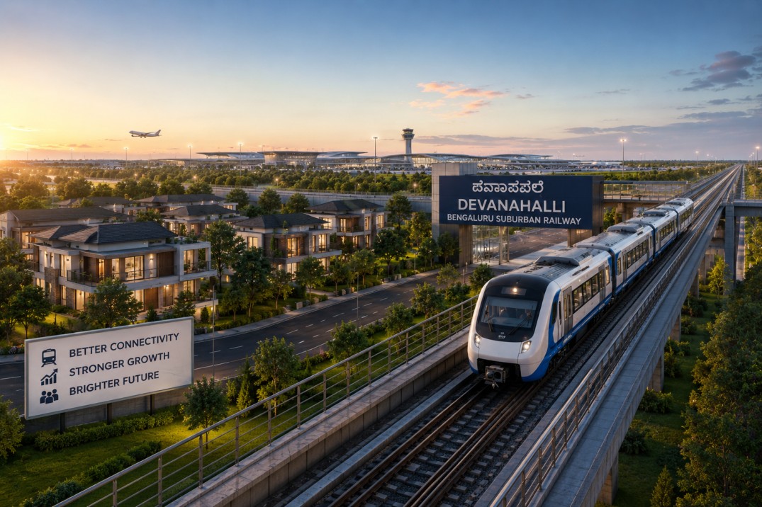 How the Bengaluru Suburban Railway Will Boost Devanahalli Real Estate