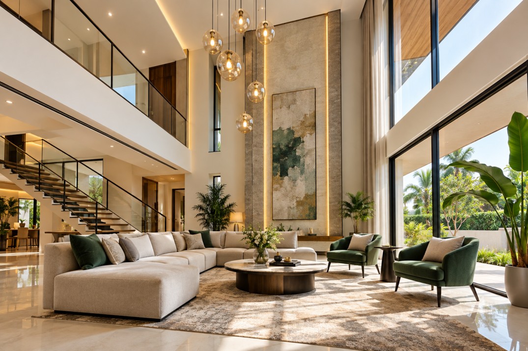 Double-Height Living Spaces